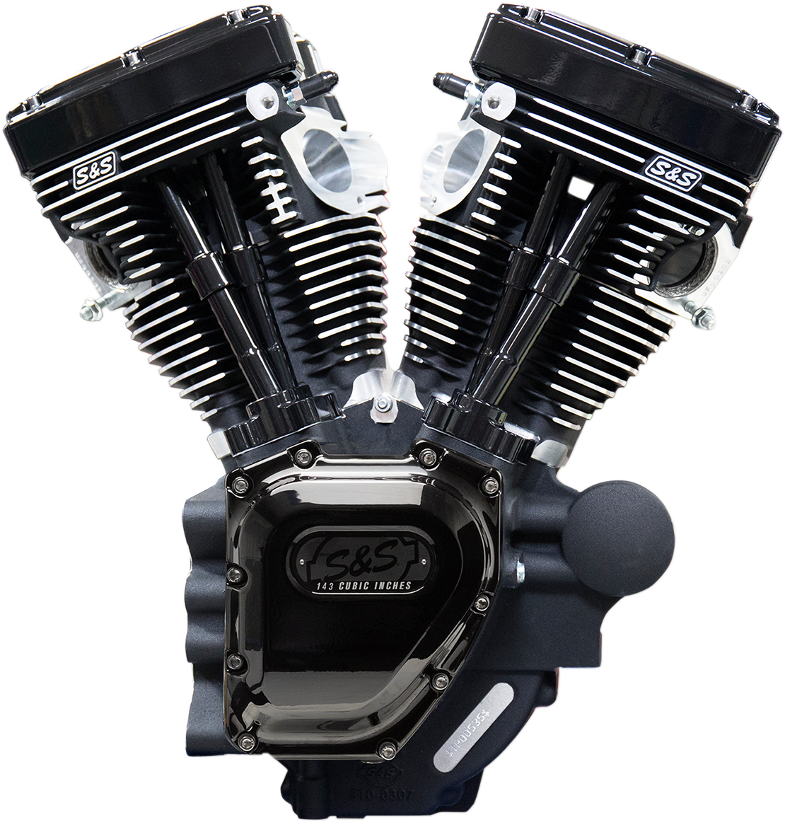 T143 Long Block Engine - Black - Dyna 2006 - 2017
