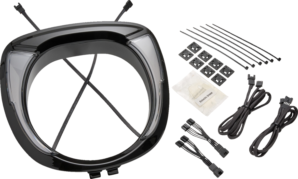Headlight Bezel - Fang® - Chieftain - Black 2019 - 2024