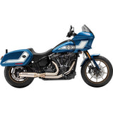BASSANI XHAUST  1800-2556 2-into-1 Stainless Exhaust System with 4" Super Bike Muffler