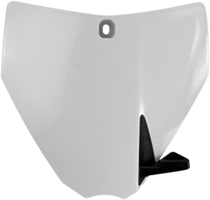 Front Number Plate - White 2014 - 2016