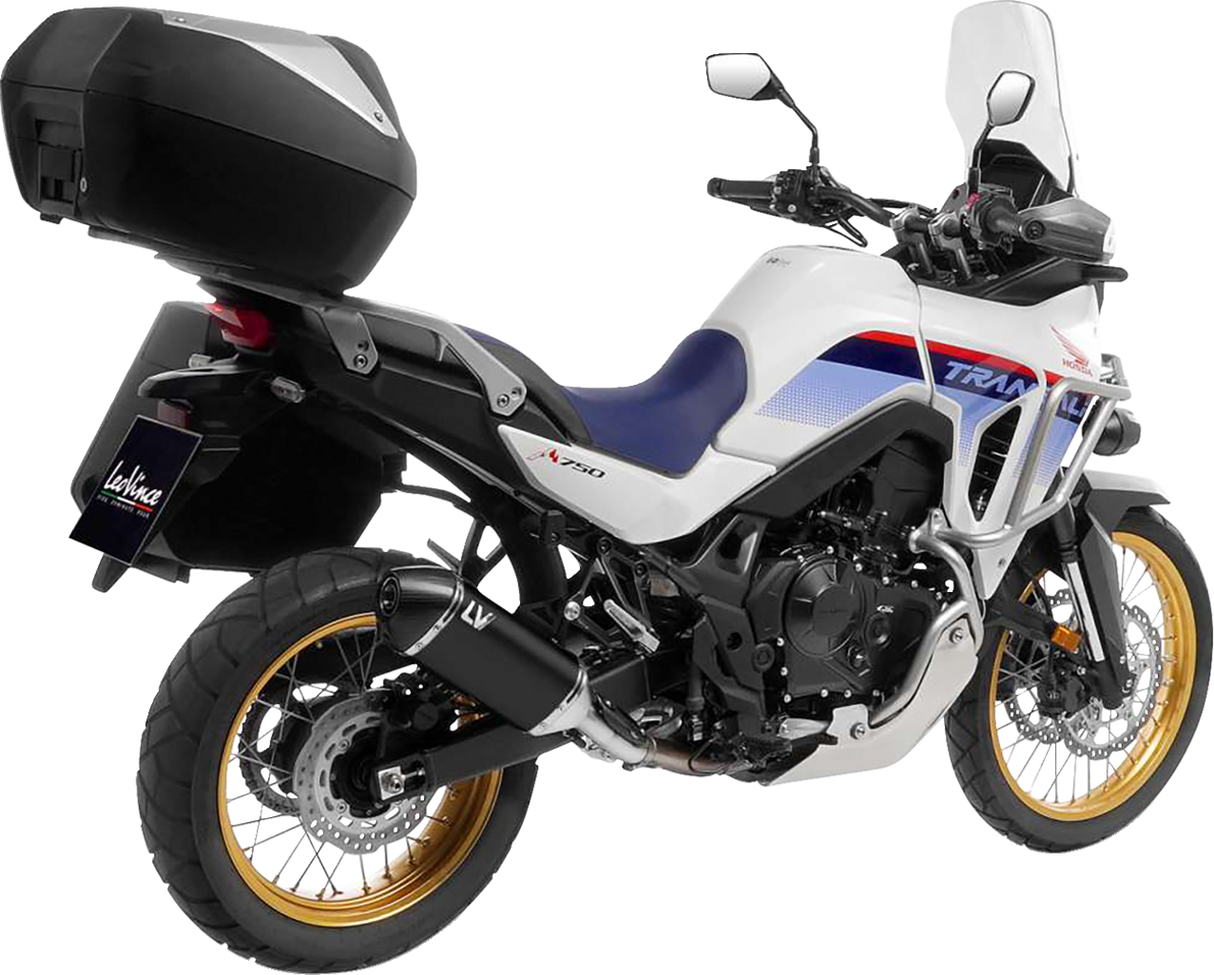 LV-14 Slip-On Muffler - Black - XL 750 Transalp 2024 - 2024