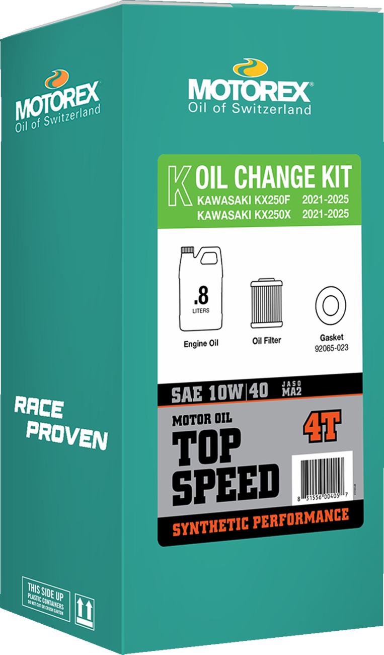 Oil Change Kit - Kawasaki KX 250 - 10W-40 2021 - 2025