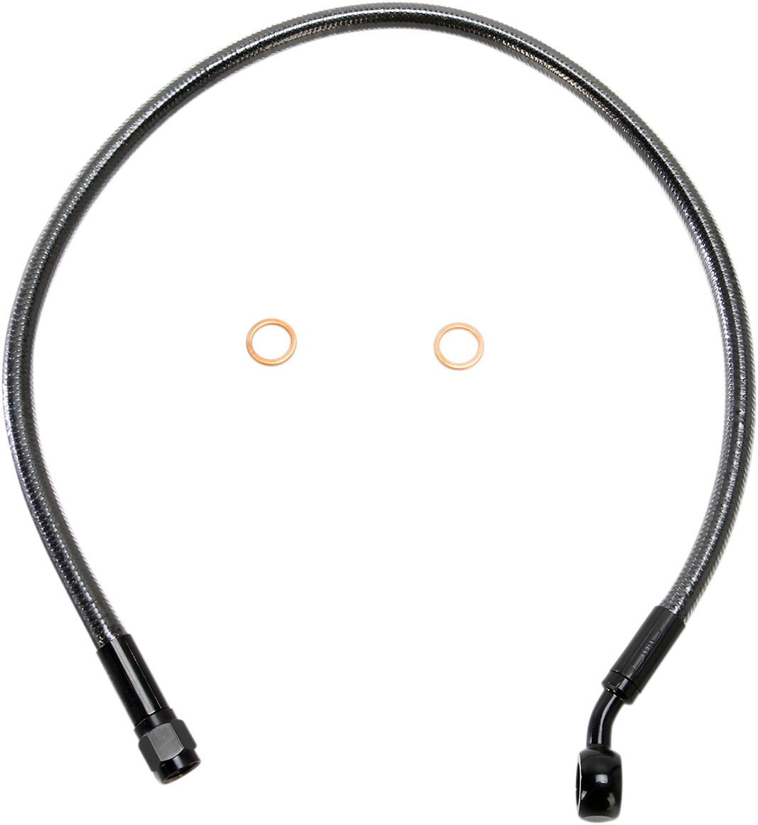 Brake Line - 10mm-35° - 22\" - Black Pearl 2018 - 2021