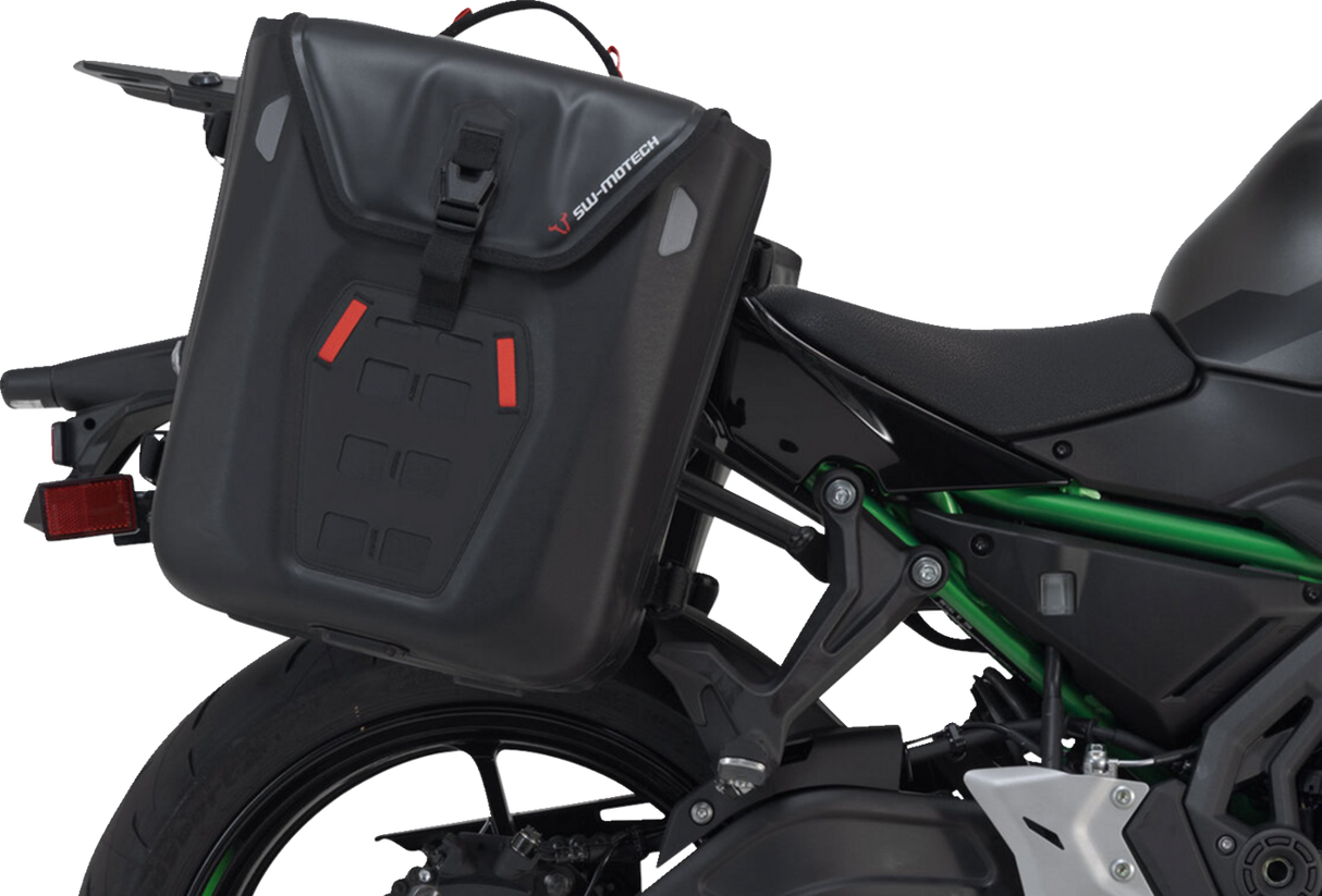 SysBag Side Bag System - Black - Kawasaki EX650 Ninja/Z650 \'16-\'24 2016 - 2024