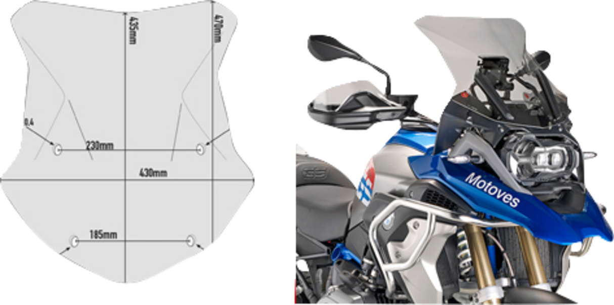 Windshield - Smoke - BMW 2019 - 2023