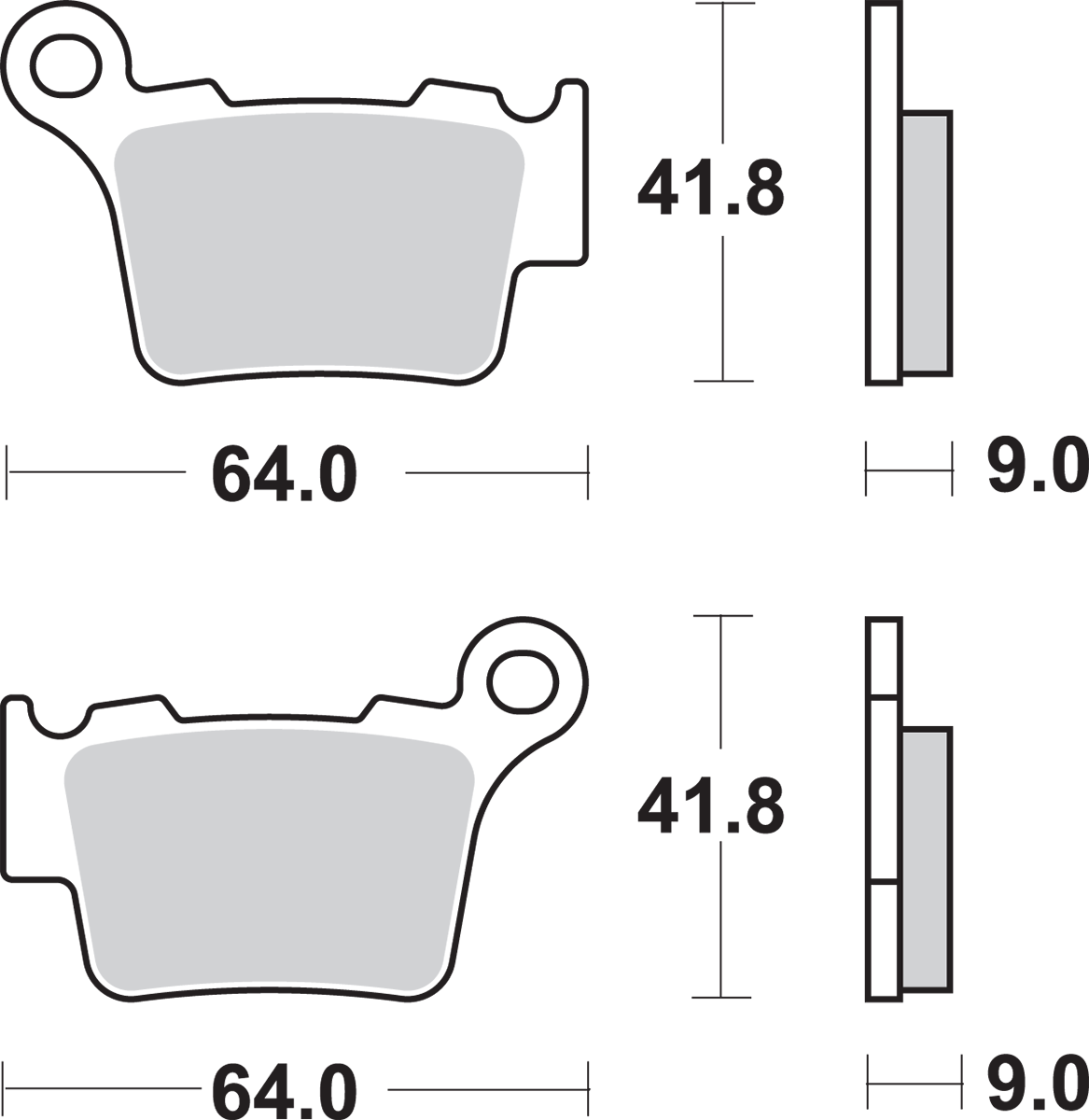 Off-Road Sintered Brake Pads 2003 - 2024