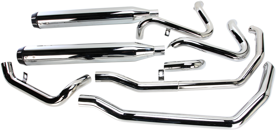 Down Under Exhaust - Chrome - Straight Can 2009 - 2016