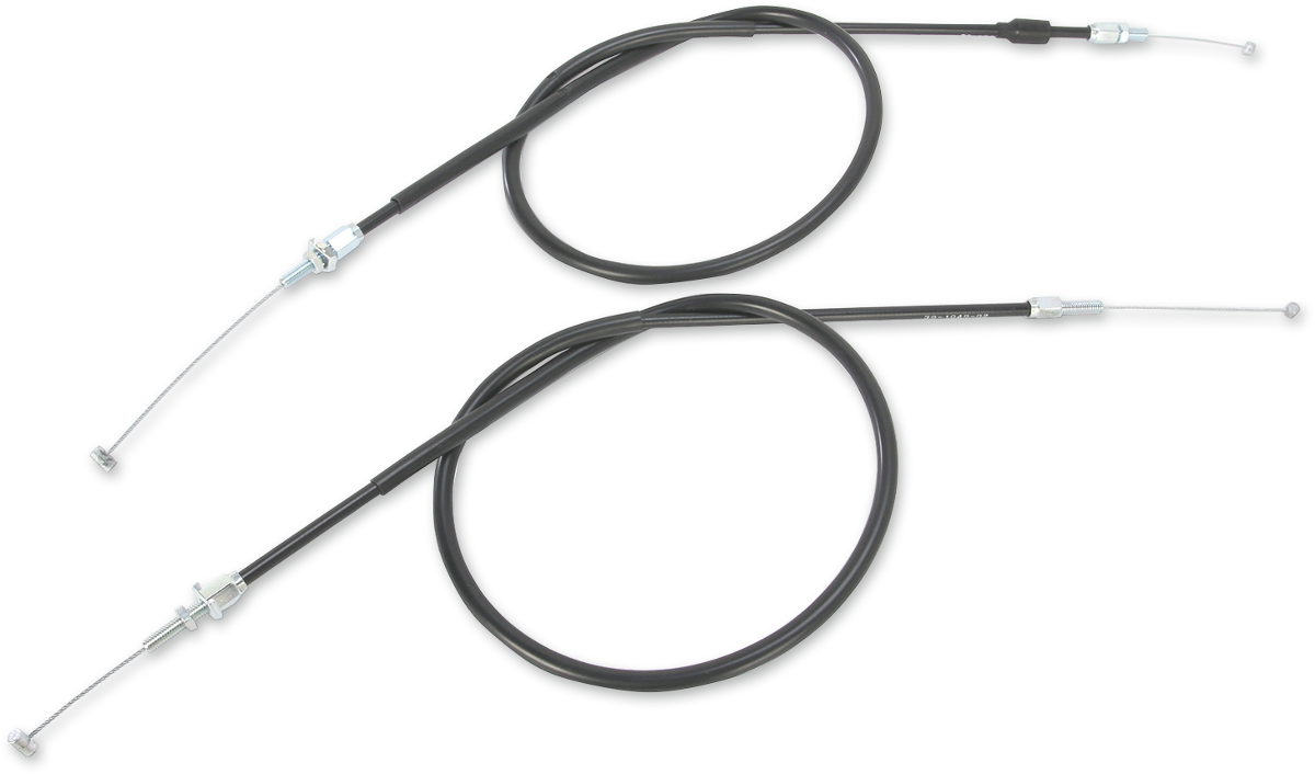 Black Vinyl Throttle Cable - 37-3/4\" - Honda 1983 - 1987