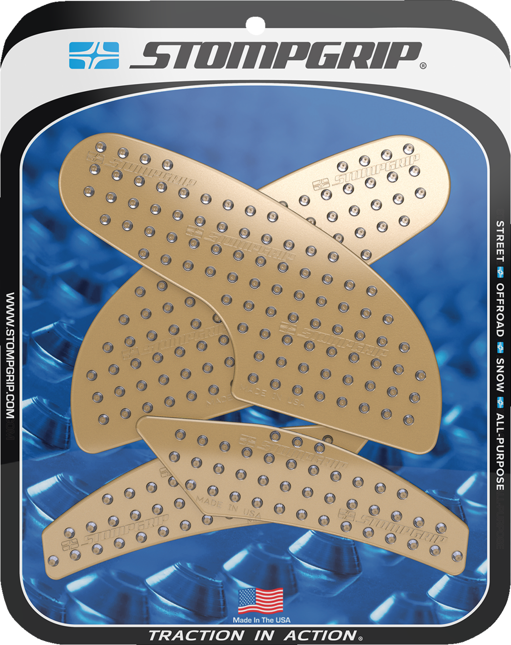 Traction Pad Tank Grips - Volcano - Clear - Supersport 950/S 2021 - 2024