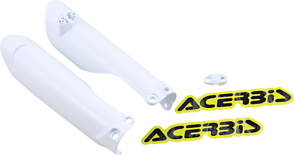 Lower Fork Covers for Inverted Forks - White 2019 - 2023