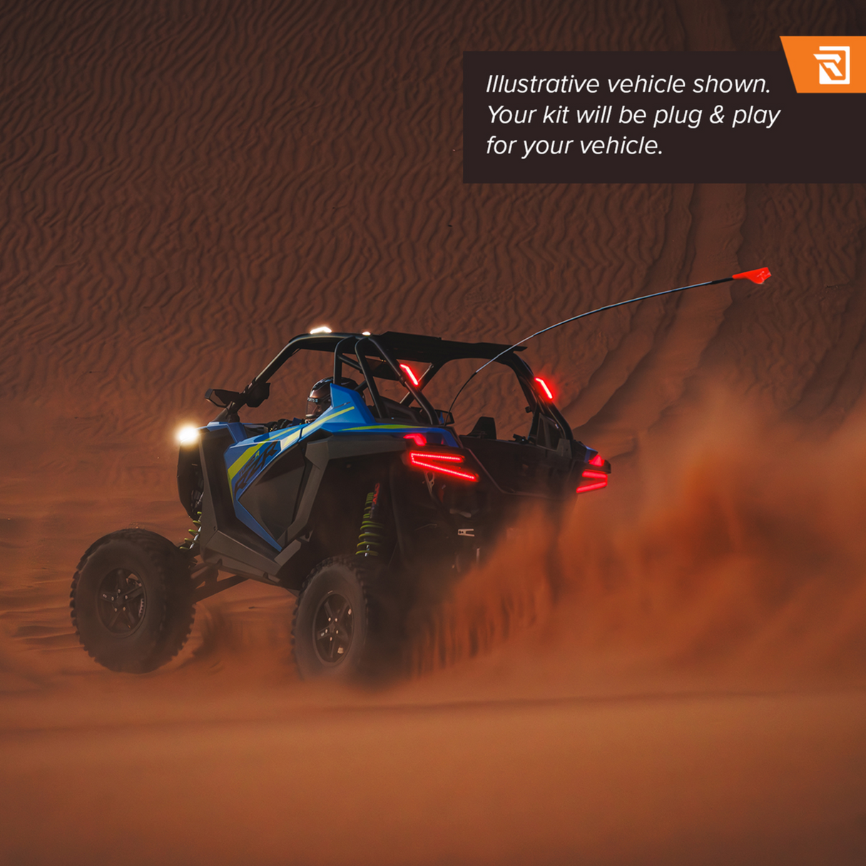 Running/Brake Light - Red - RZR Pro R 2022 - 2025