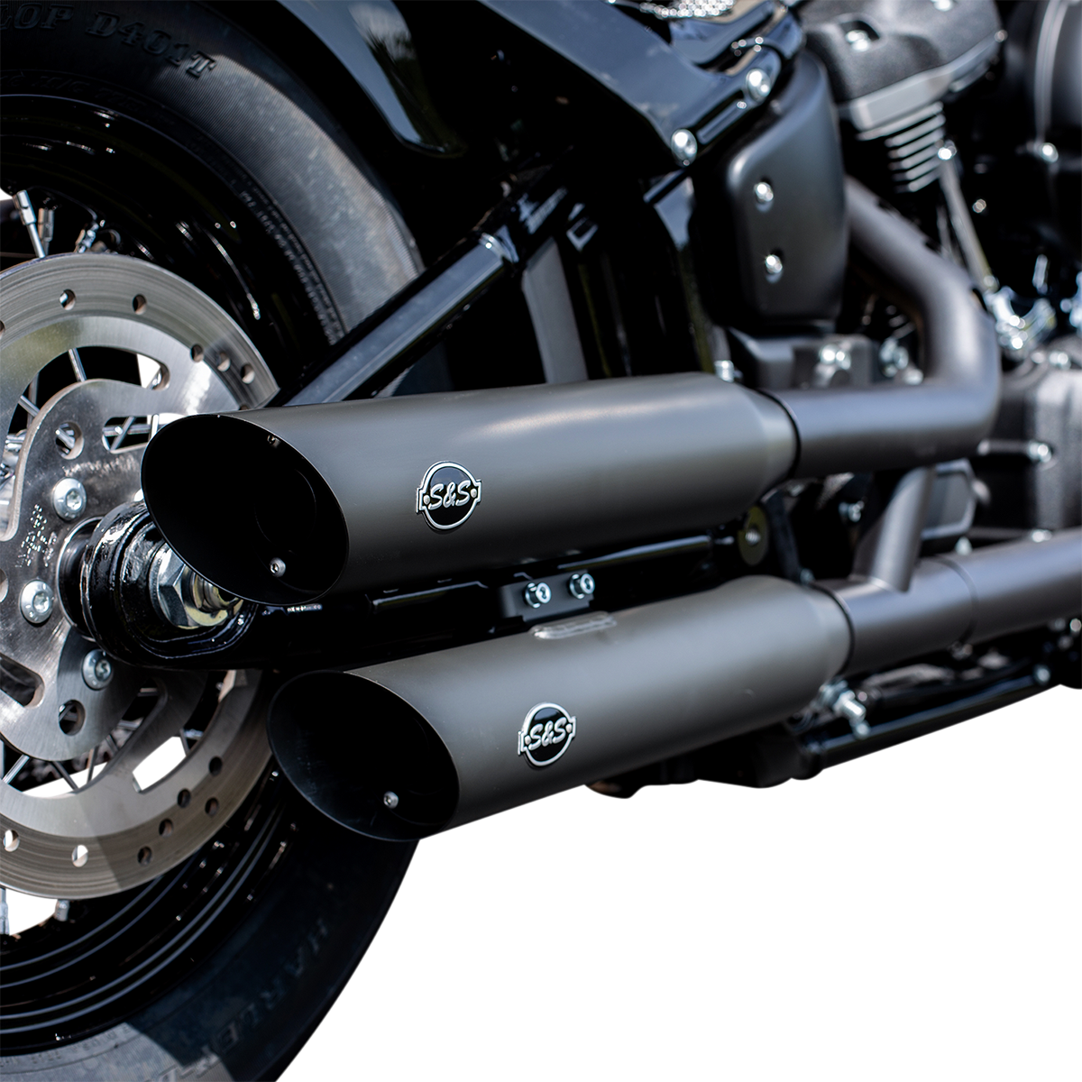 Slash Cut Mufflers - 50 State - Black 2018 - 2020