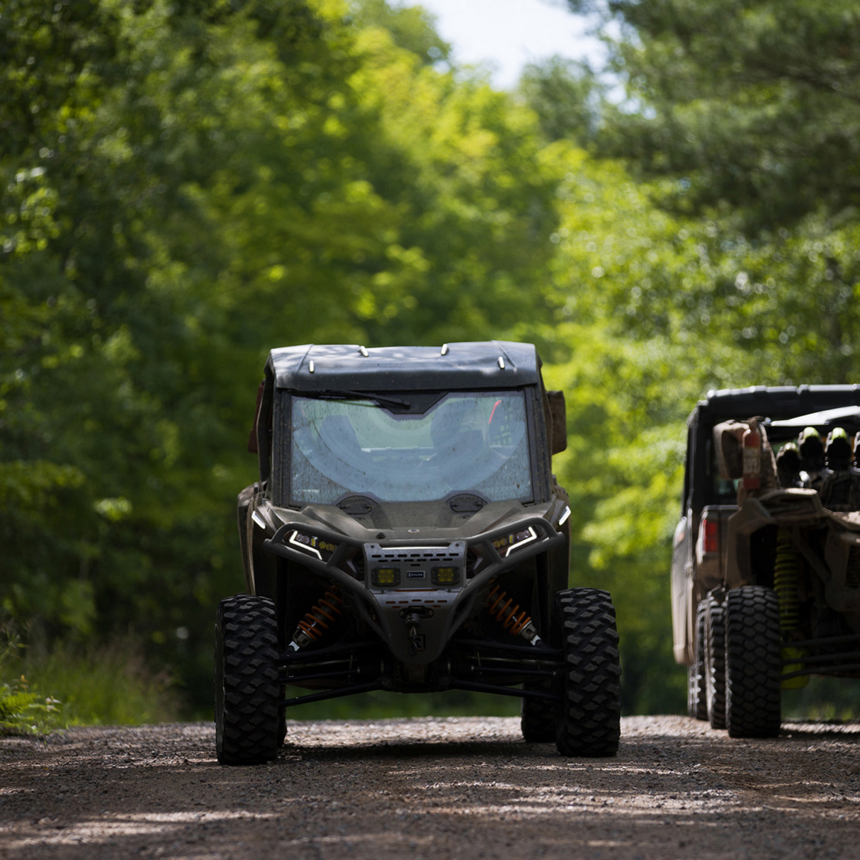 Front Bumper/Skid Plate with Amber Lights - Black - RZR XP 1000 2024 - 2025