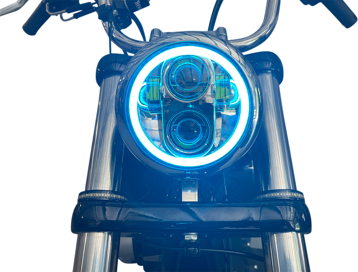 5.75\" Headlamp - with Mounting Ring - Chrome 1957 - 2022