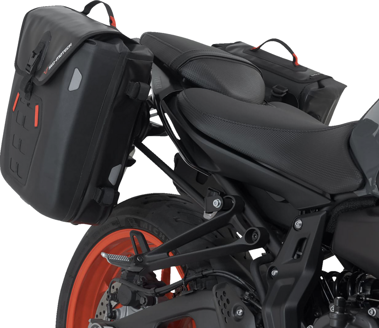 SysBag Side Bag System - Black - Yamaha MT-07 \'18-\'24 2018 - 2024