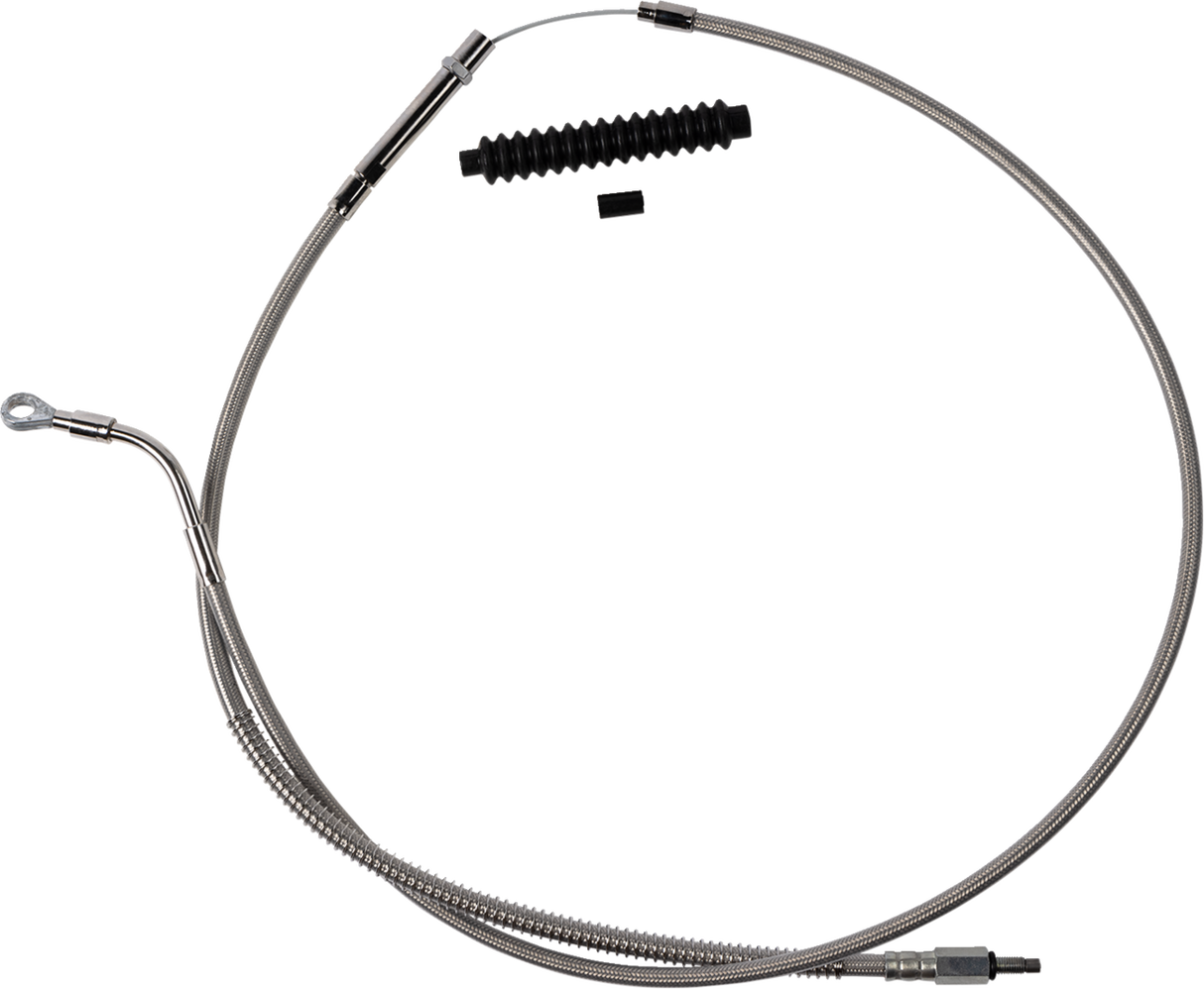 High-Efficiency Stainless Steel Clutch Cable for Harley-Davidson - Standard - \'21-\'24 FLH 2021 - 2024