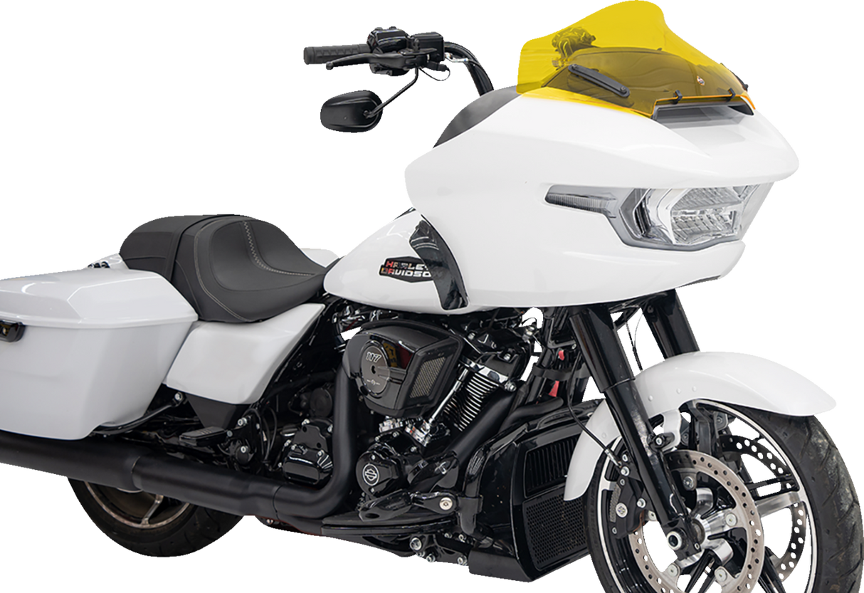 Kolor Flare™ Windshield - 10\" - Yellow - FLTR 2023 - 2024