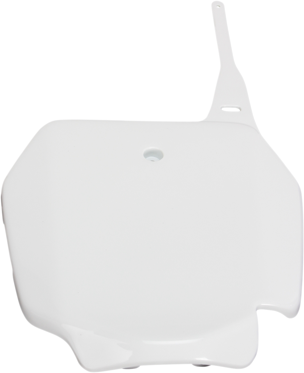 Front Number Plate - White 2002 - 2023