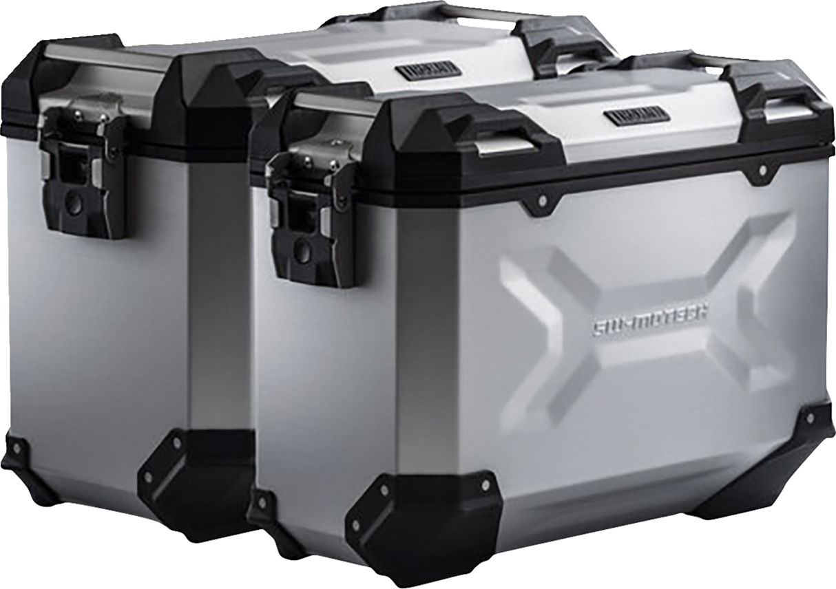 TRAX ADV Aluminum Case System - Silver - Triumph Tiger Explorer 1200 \'22-\'24 2022 - 2024