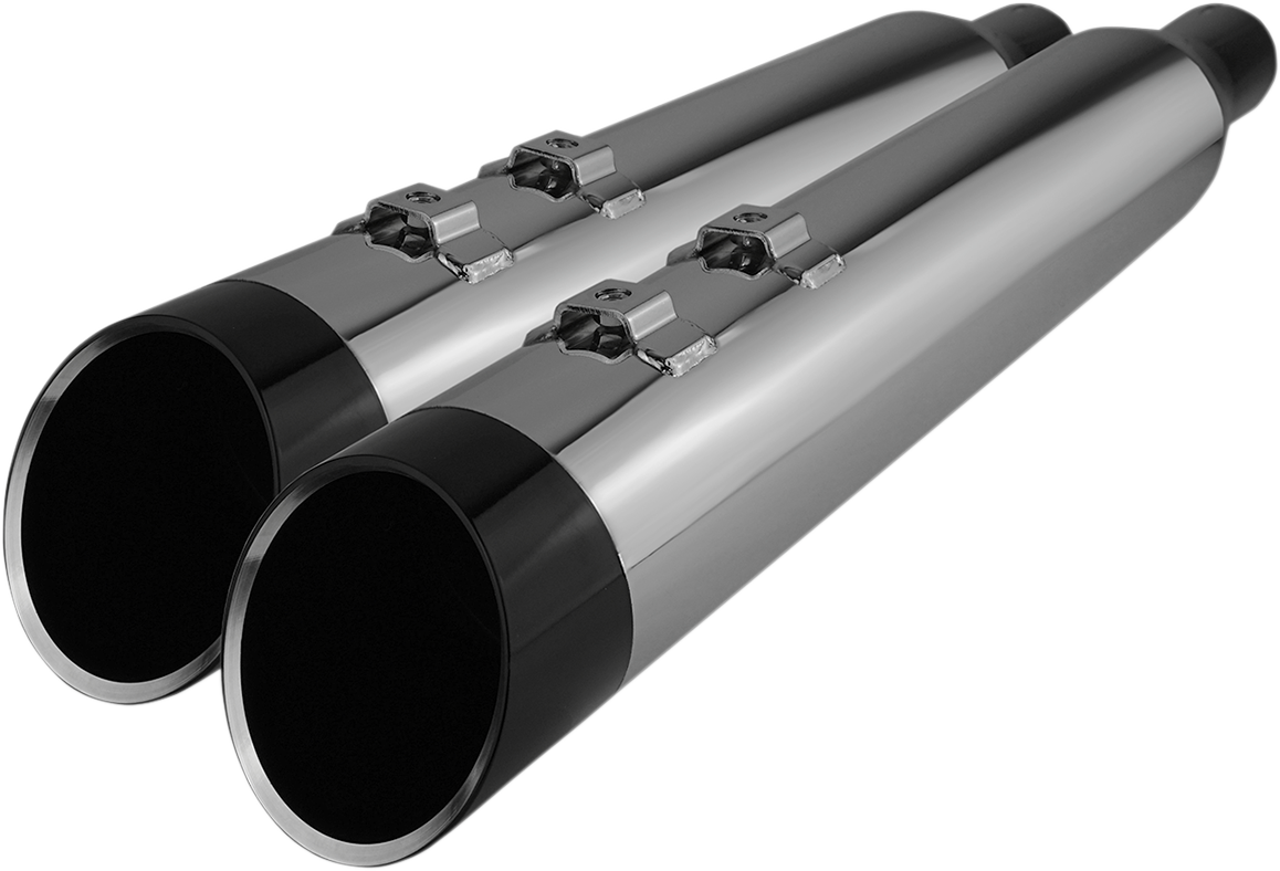 Mufflers - Chrome with Edge Tip 1996 - 2016