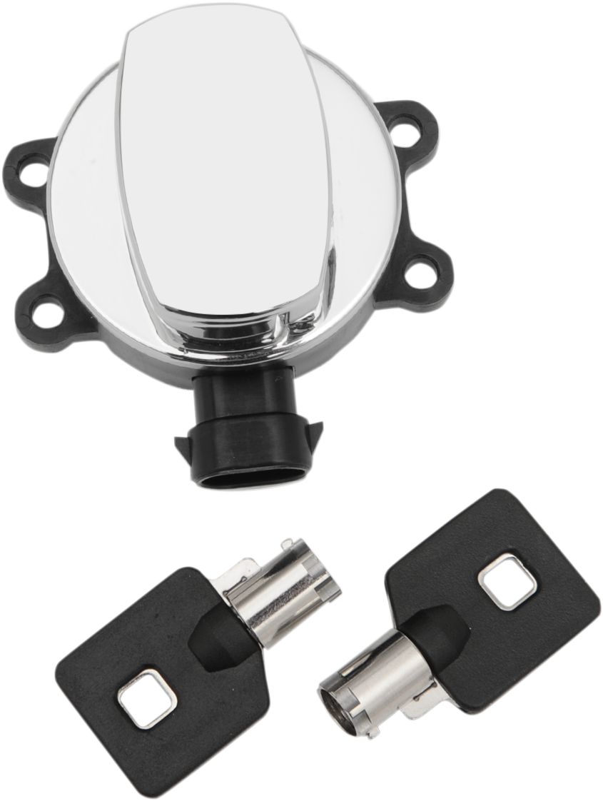 Side Hinge Ignition Switch - Chrome 2011 - 2025