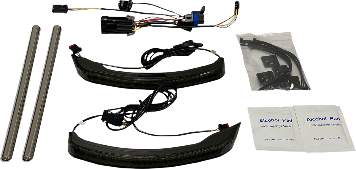 Saddlebag Lights - Low Profile - Smoke Lens - Indian 2015 - 2024