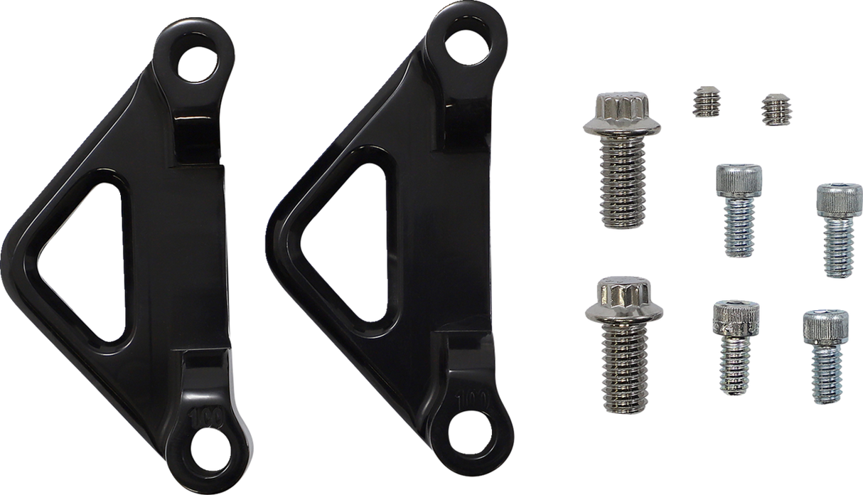 Hot Legs/Bagger Legs Fender Spacer - Black - 1.00\" Spacer - For 6\" Width Fender 1984 - 2013