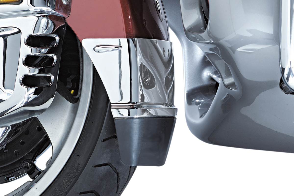 Front Fender Extension - Chrome/Black 2001 - 2017