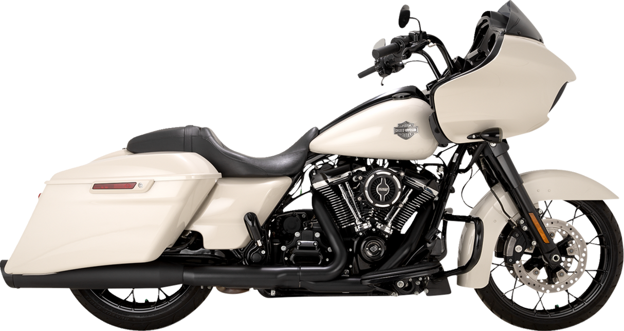 Razorback 450 Slip-On Mufflers - Black - M8 Bagger 2017 - 2025