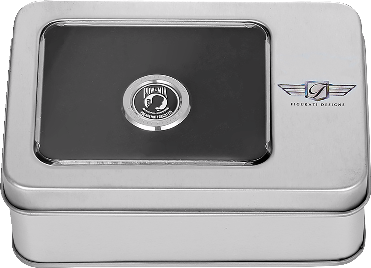 Heel-Toe Shifter Cover - POW MIA - Stainless Steel 1984 - 2022