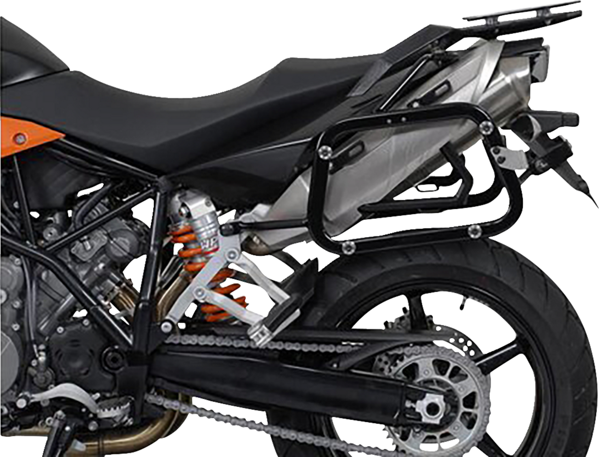 TRAX ADV Aluminum Case System - Black - KTM Super Moto 950/SMR 990/SMT 990 \'05-\'13 2005 - 2013