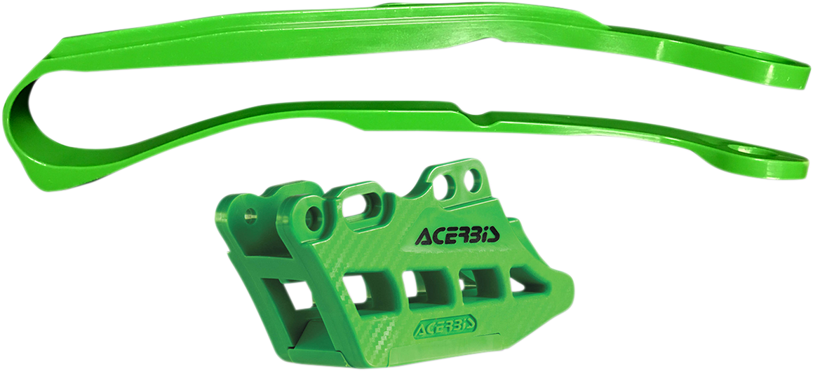 Chain Guide 2.0 and Slider Kit - Kawasaki KX250F/KX450F - Green 2016 - 2021