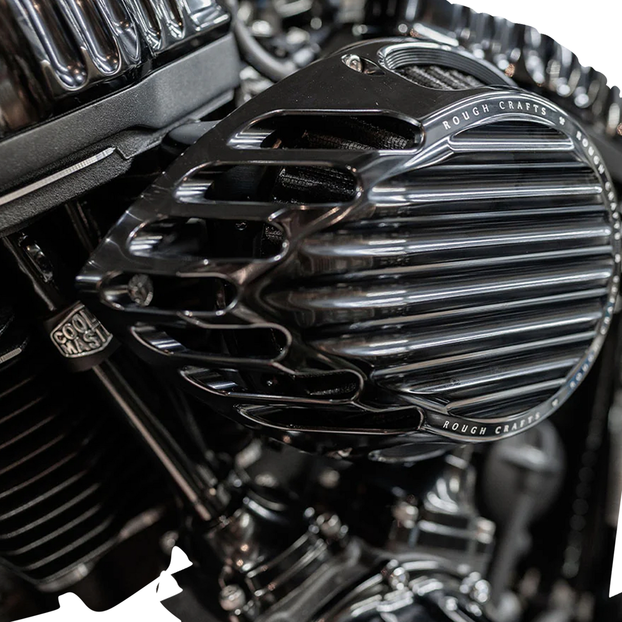 Rough Craft Air Cleaner Kit - Black 2023 - 2024