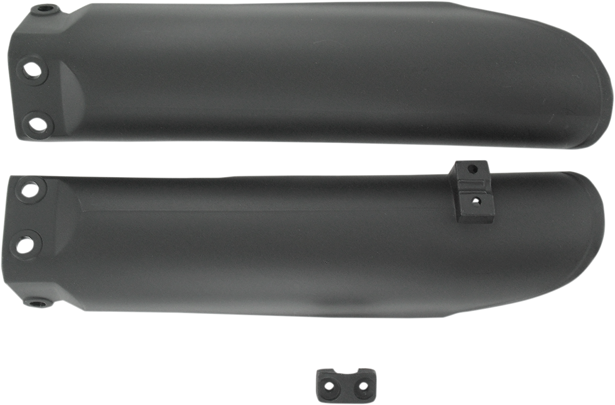 Lower Fork Covers for Inverted Forks - Black 2004 - 2012