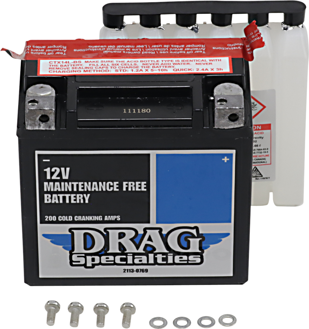 AGM Battery - YTX14LBSFT 2004 - 2023