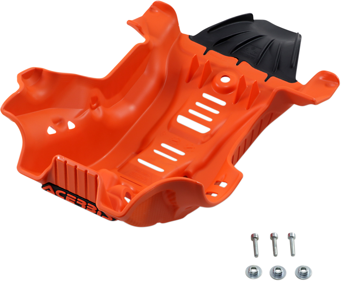 Skid Plate - Orange/Black - Gas Gas | Husqvarna | KTM 2019 - 2023