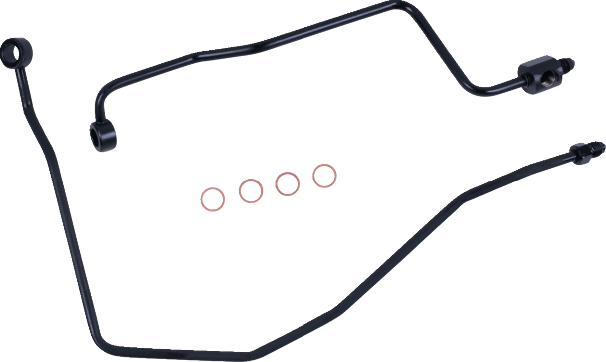 Brake Line Kit - MC to HCU - Rear - Black Pearl 2018 - 2024