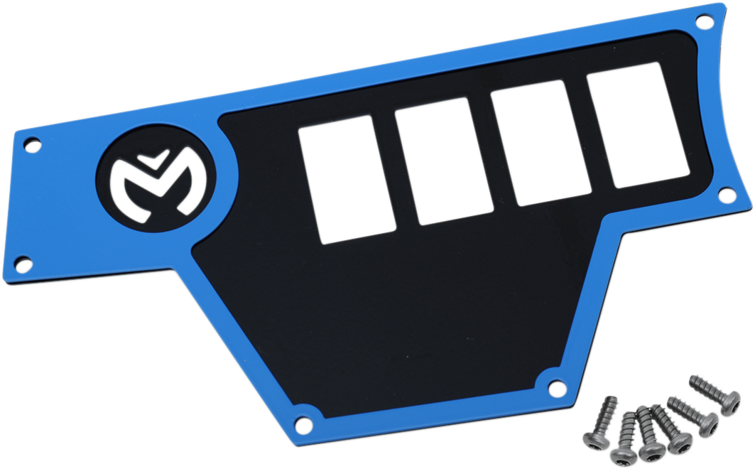 Dash Plate - Large - Left - Blue - 2015 - 2019