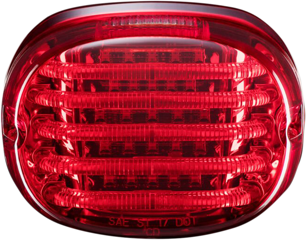 Taillight - with License Plate Illumination Window - Red 1988 - 2024