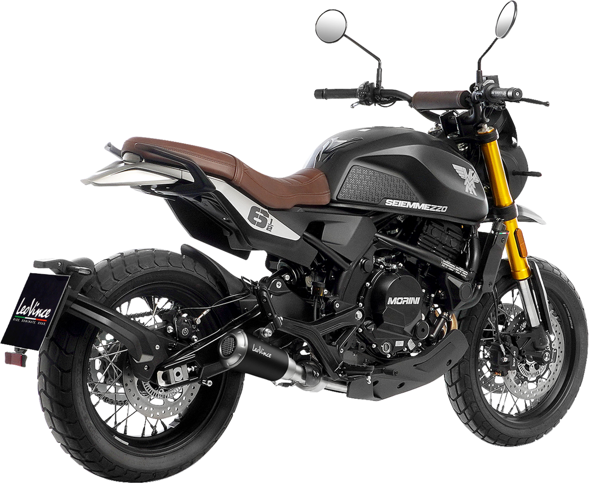 LV-10 Slip-On Muffler - Black Stainless Steel 2023 - 2024