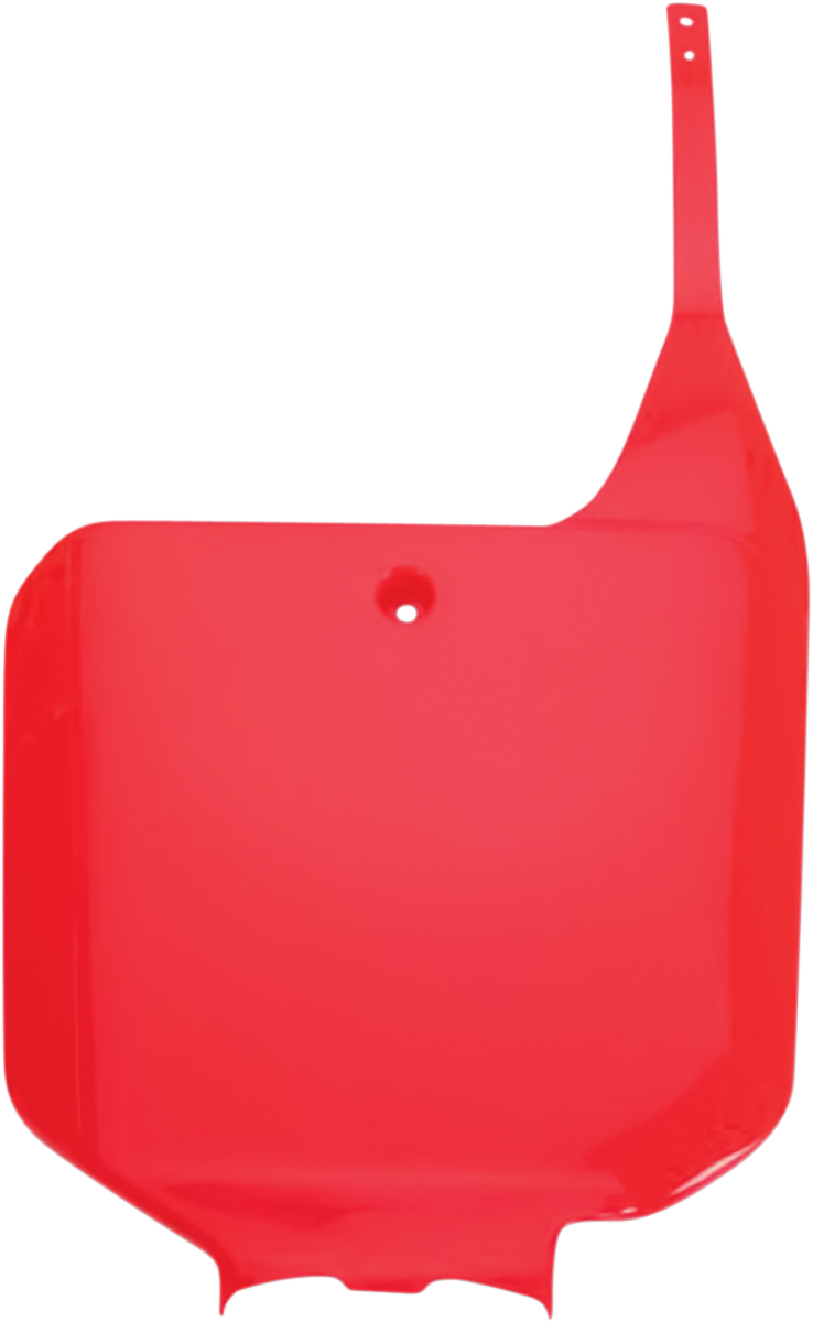 Front Number Plate - Red 1995 - 2001