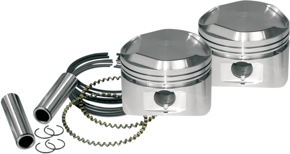 Piston Kit - for S&S Super Stock® Cylinder Heads - XL 1200 - +.010 1991 - 2003