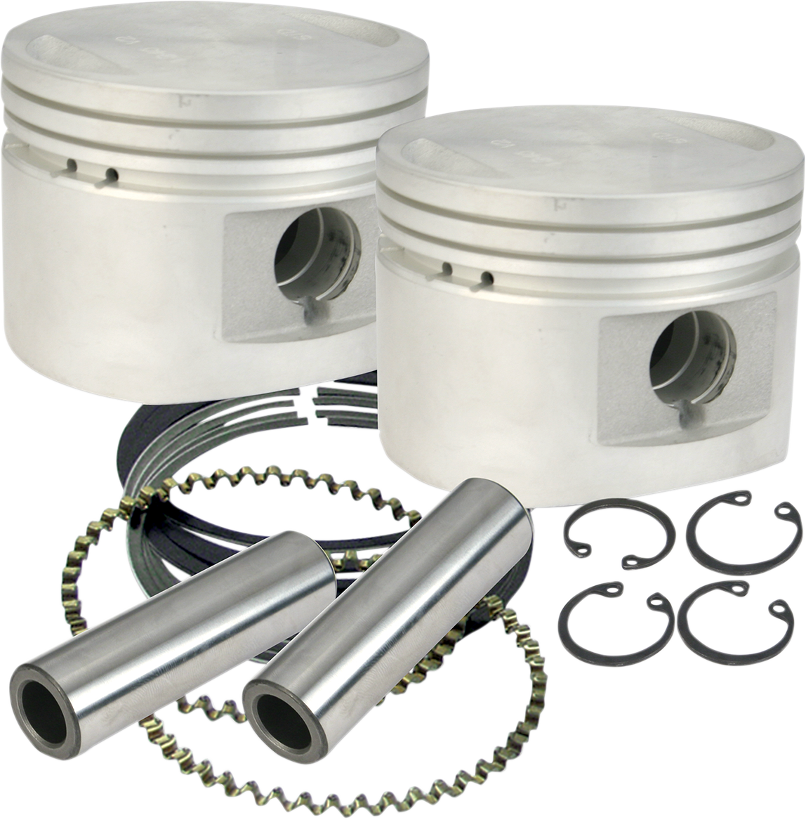 Piston Kit - for 80\" Stock or S&S Heads - 3.5\" - +.020 1984 - 1999