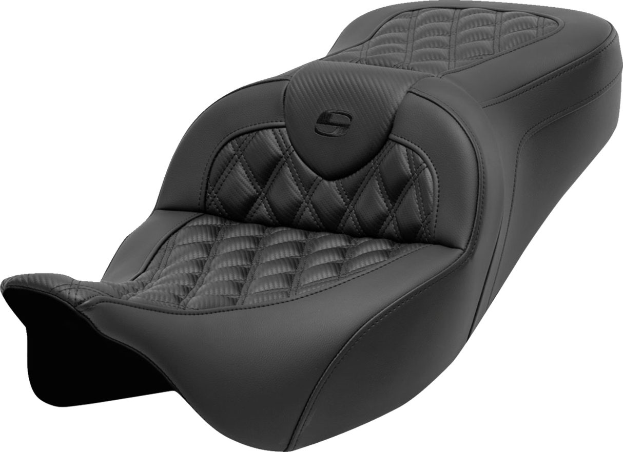 Roadsofa™ Seat - without Backrest - Lattice Stitch - Carbon Fiber - FL \'08-\'23 2008 - 2023