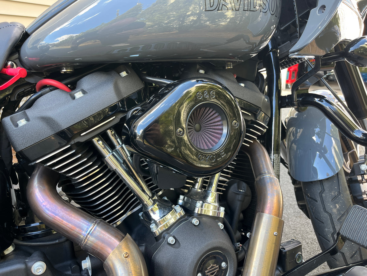 S&S CYCLE 1010-2969 Air Stinger Stealth Air Cleaner Kit Air Stinger Stealth Air Cleaner Kit - Black