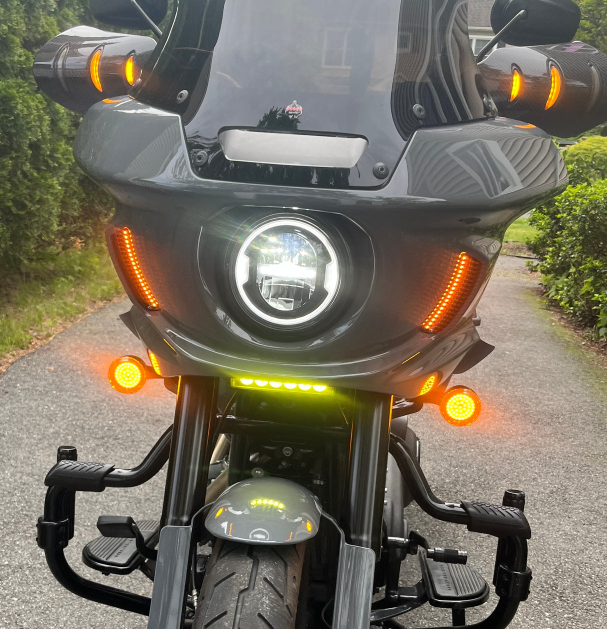 CUSTOM DYNAMICS Fairing Vent Light - Amber/White