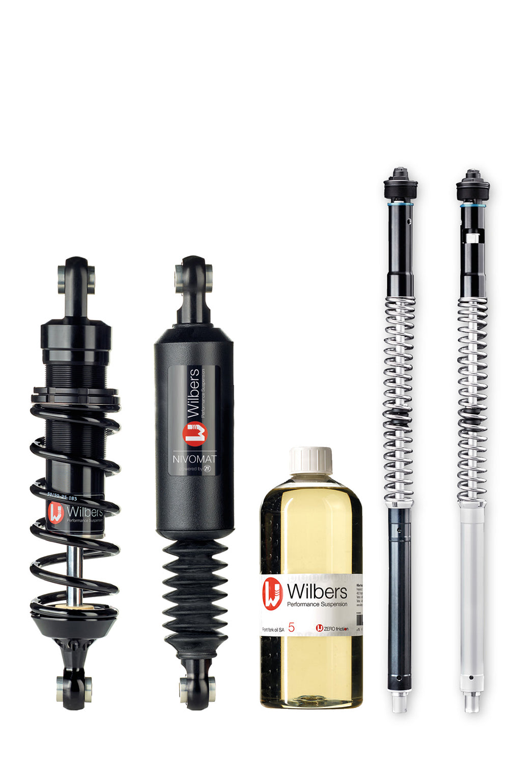 WILBERS NIVOMAT SUSPENSION WITH CARTRIDGE KIT - 24 RG CVO ST - 23-24 CVO With Inverted Fork