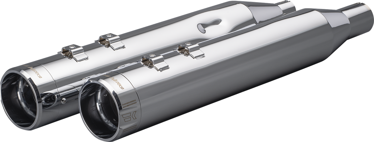 4-1/2\" HP-Plus® Slip-On Mufflers - Chrome Klassic Tip 2017 - 2022