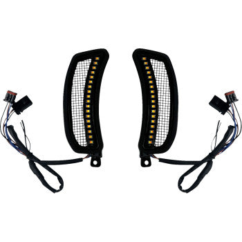 CUSTOM DYNAMICS Fairing Vent Light - Amber/White