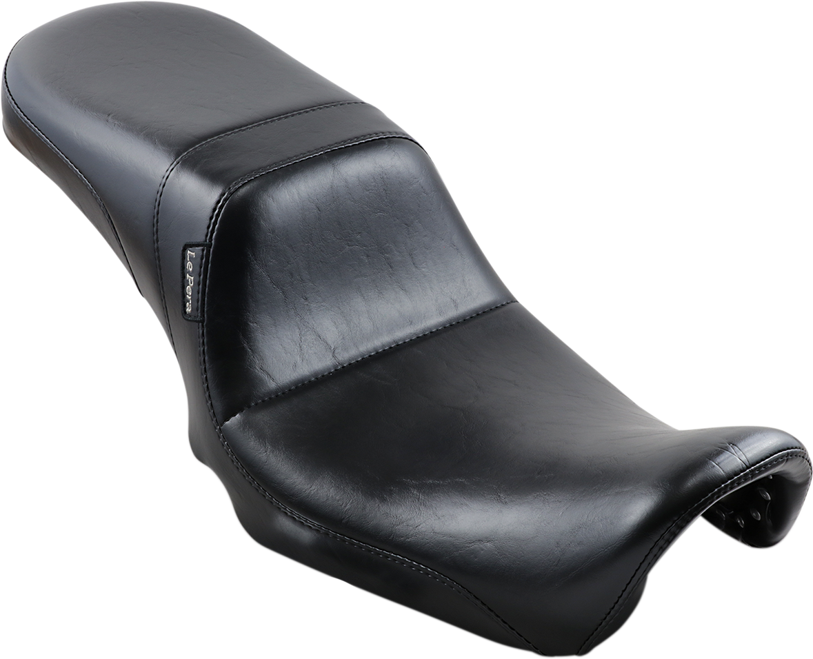 Daytona 2-Up Seat - Without Backrest - Smooth - Black - Dyna \'06-\'17 2006 - 2017